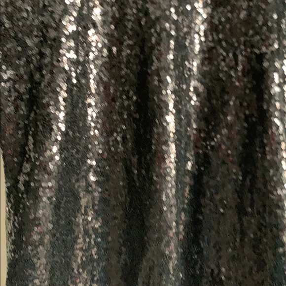 Black Sequin Short Dress - Picture 3 of 8
